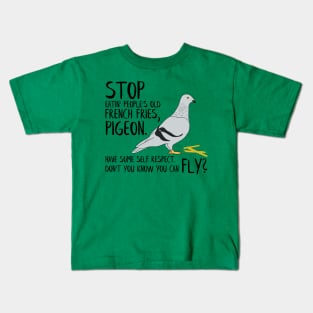 Stop Pidgeon - Tracy Morgan 30 Rock Quote Kids T-Shirt